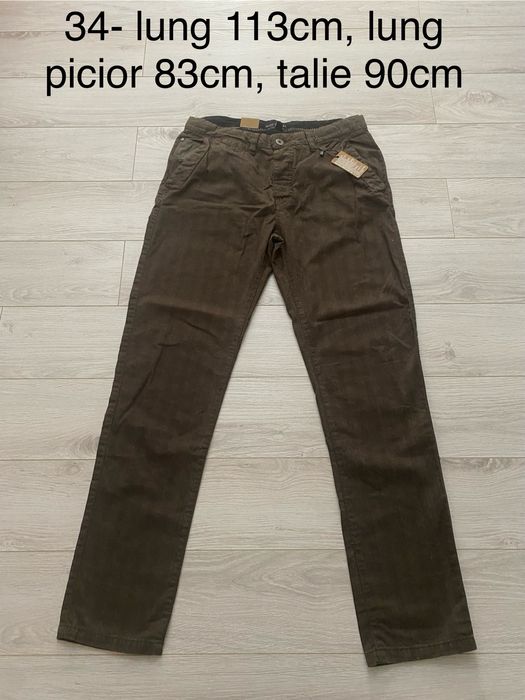 Pantaloni barbatesti noi marimea 34