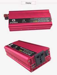 Invertor auto 12V la 220V putere 2000W