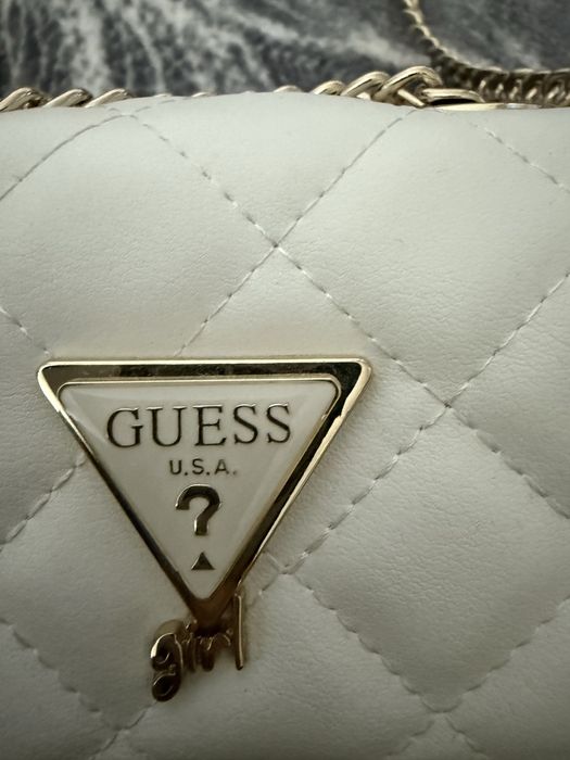 Geanta Guess mica alba noua originala