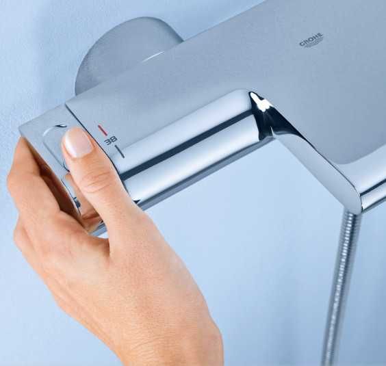 Термостатен смесител Grohtherm 2000 за вана / душ с каскаден чучур