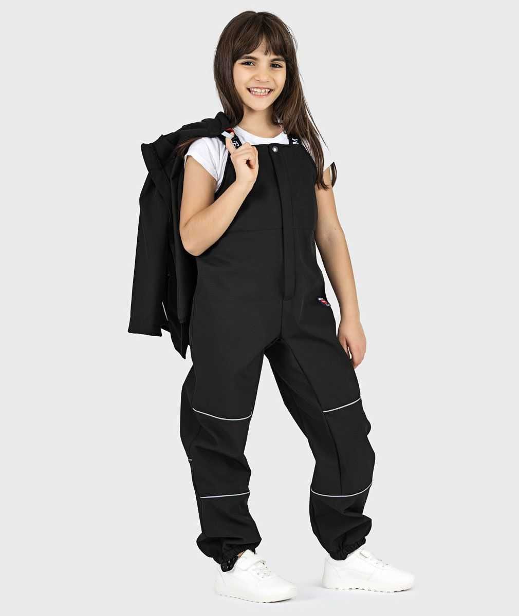 SET iELM - Waterproof Softshell Hoodie And Shell Pants Black