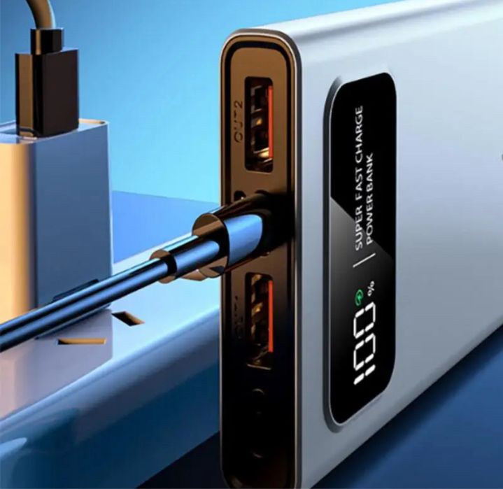 Преносима батерия 120W Fast Charging USB мощно зарядно телефон iphone