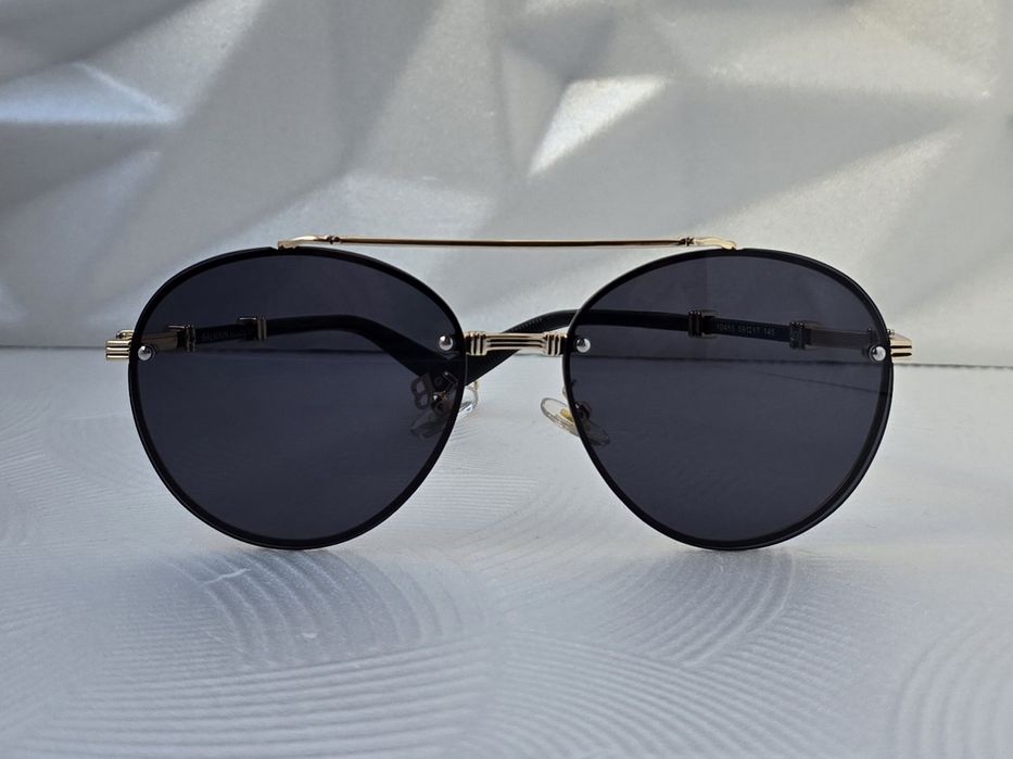 Дамски слънчеви очила кръгли овални 2 цвята черни кафяви