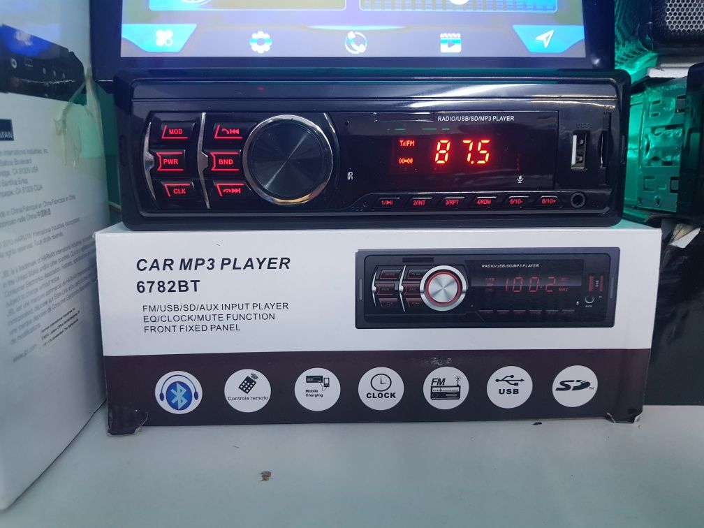 Radio card micro SD USB Auxiliar input cu și fără BT noi