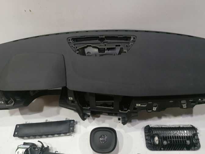 Volvo v90 s90 kit airbag - set centuri de siguranta - plansa de bord