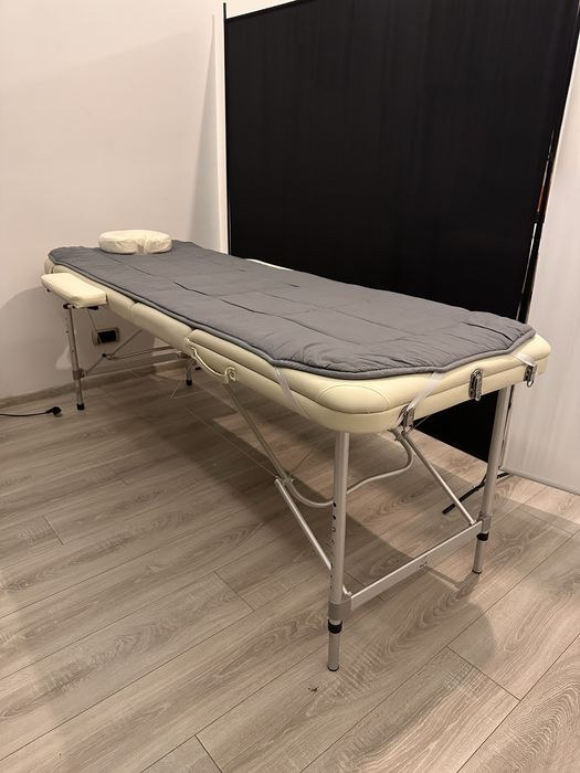 Masa de masaj pliabila aluminiu