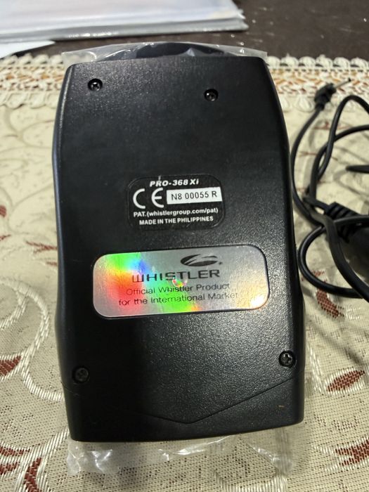 Vand detector radar Whistler PRO-368XI