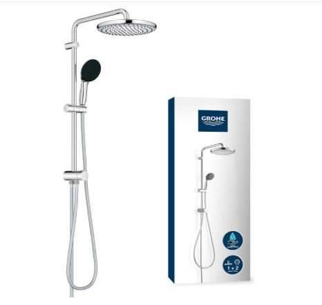 GROHE Vitalio 250  – set duș resigilat, crom, 2 tipuri de jet