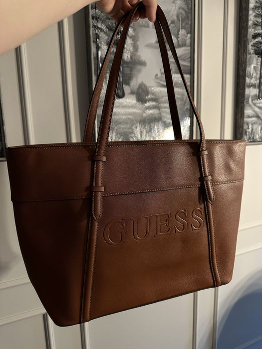 Poseta de piele GUESS