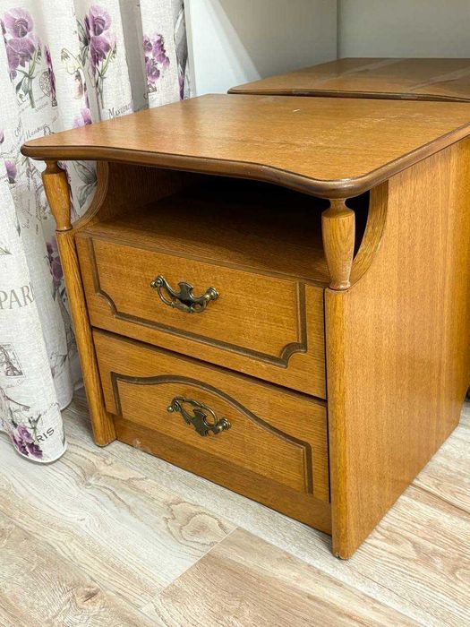 Тумбочки из качественного дерева, белорусская мебель, ретро стиль