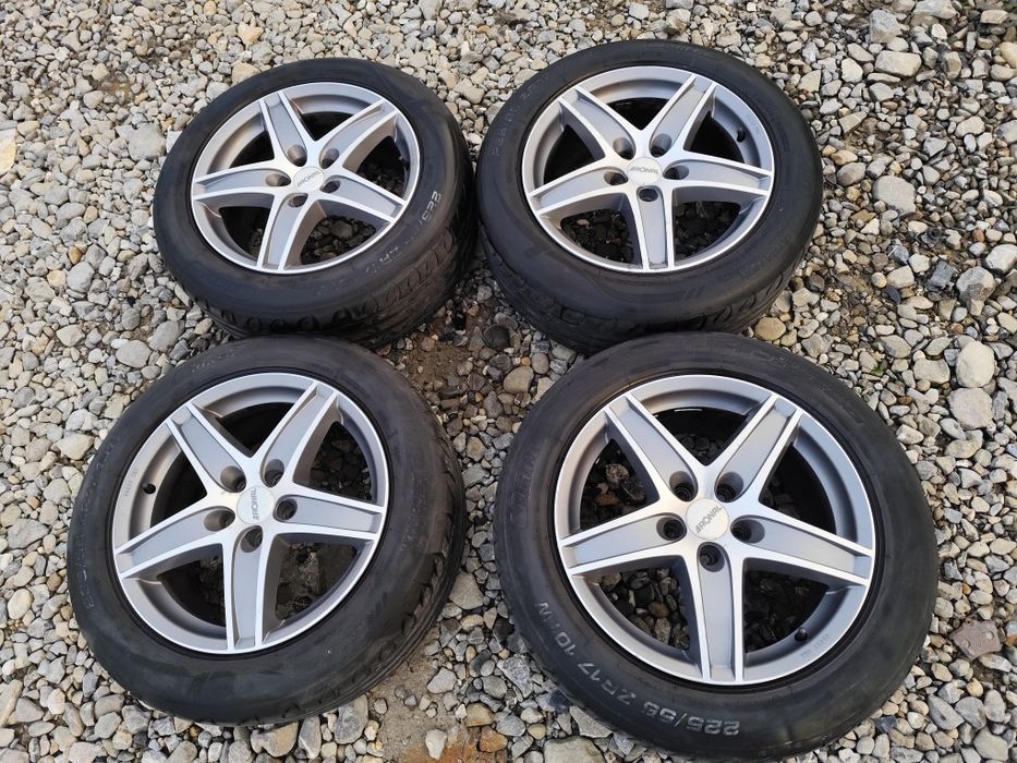 Set jante R17 Ford Mondeo Mk5 focus mk3 5x108. Cu anvelope vara
