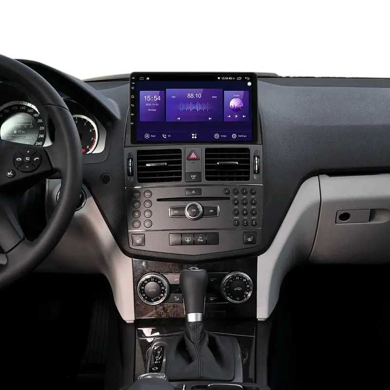 Navigatie Android 13 Mercedes C Class 2007- 2014 1/8 Gb CarPlay CAMERA