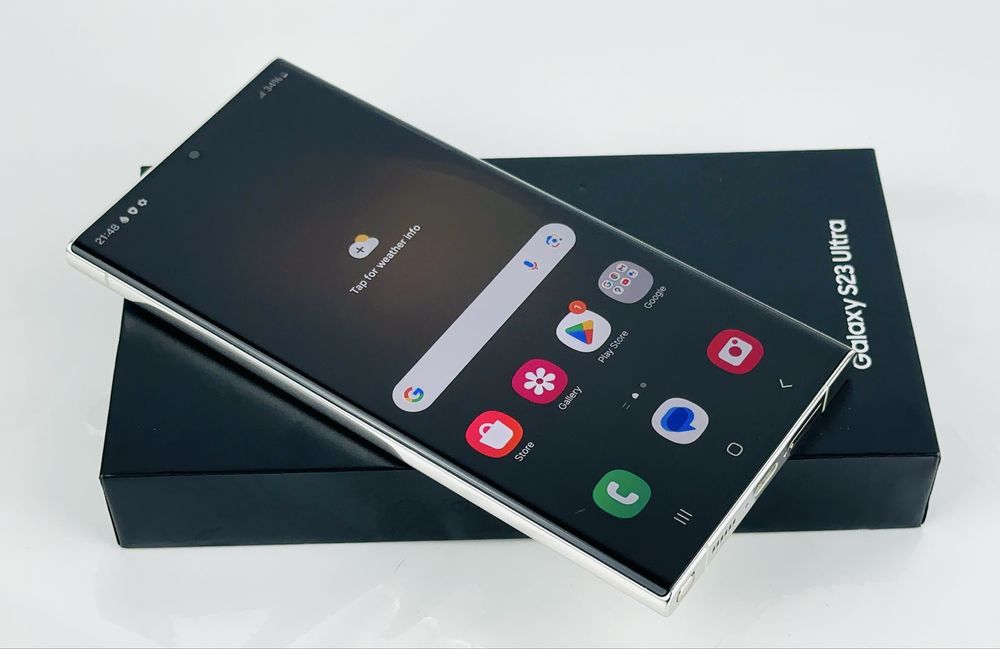 Samsung Galaxy S23 Ultra 5G 256GB 12RAM Cream Перфектен! Гаранция!