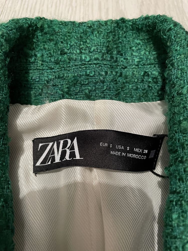 Sacou verde Zara