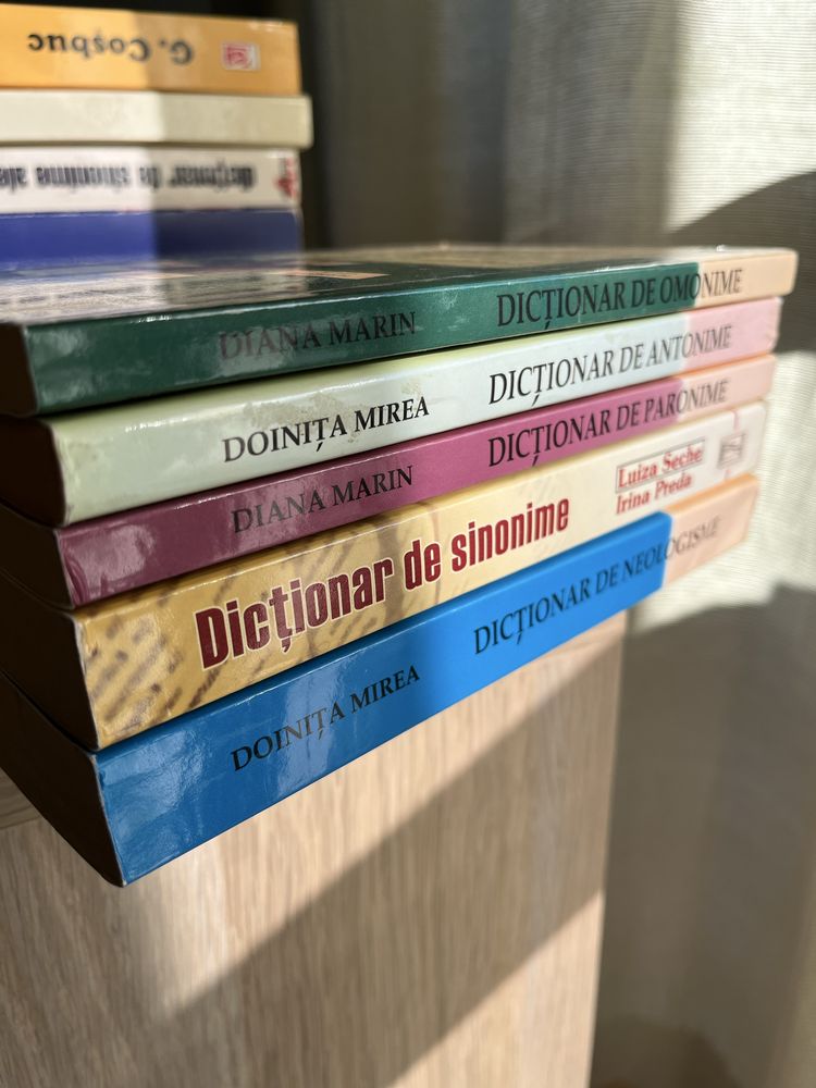5 dictionare neologisme-sinonime-antonime-omonime-paronime