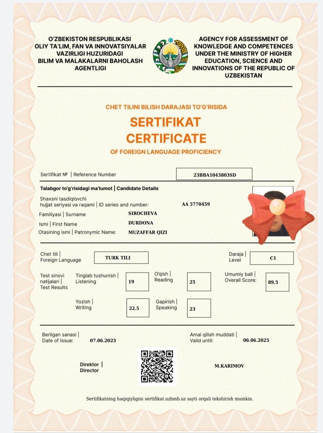 Turk tili darslari