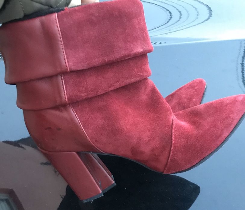 Botine piele naturală, lucrate la comandă