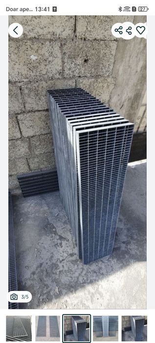 Vand trepte zincate