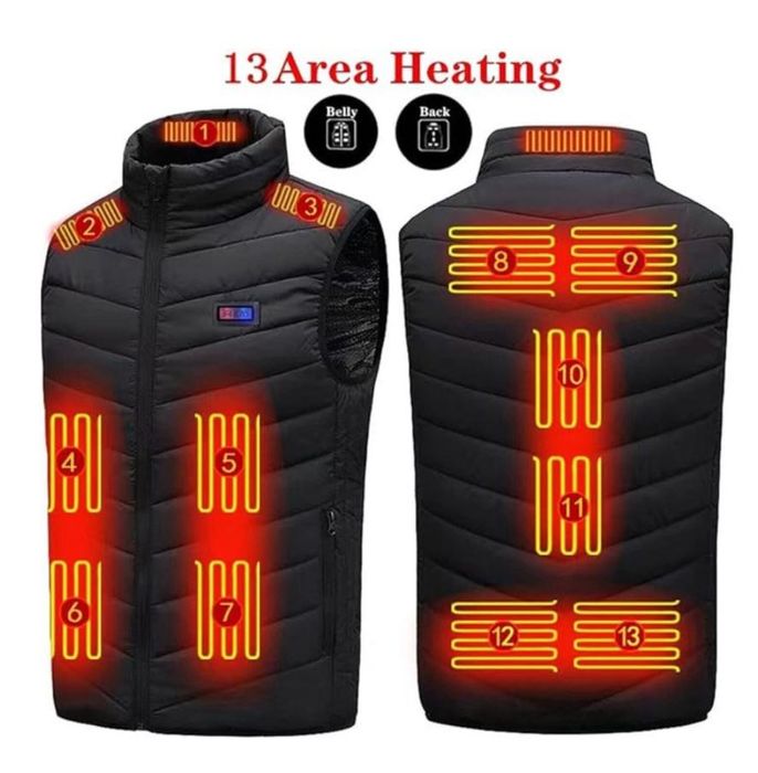 Vesta incalzire USB - 13 zone, control temperatura 3 trepte, S, L, XXL