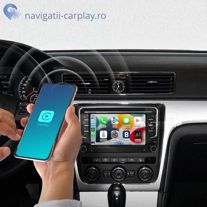 Ecran cu Apple CarPlay / Android Auto Wireless Volkswagen, Skoda, Seat