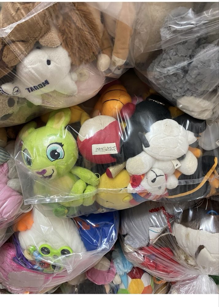 Jucării din pluș en-gros kg , mascote,plușuri, ambalare sac 10 kg