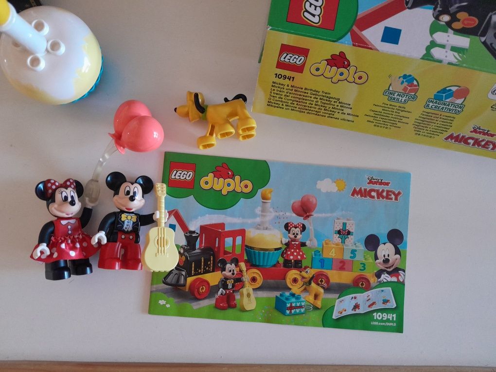 Lego duplo  Mickey & Minnie Birthday Train, Лего Дупло