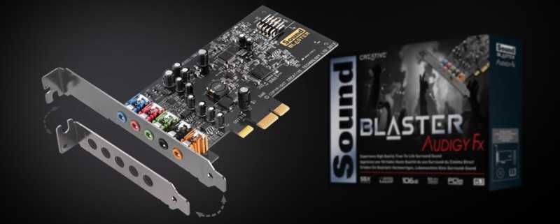 Звукова карта Creative Sound Blaster Audigy Fx 5.1 PCIe + Гаранция