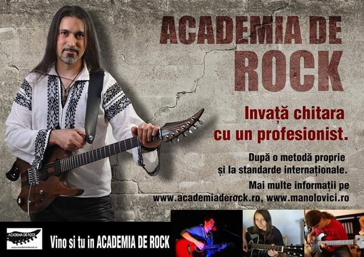 Cursuri și lecții de chitară la Școala privată "Academia de Rock"