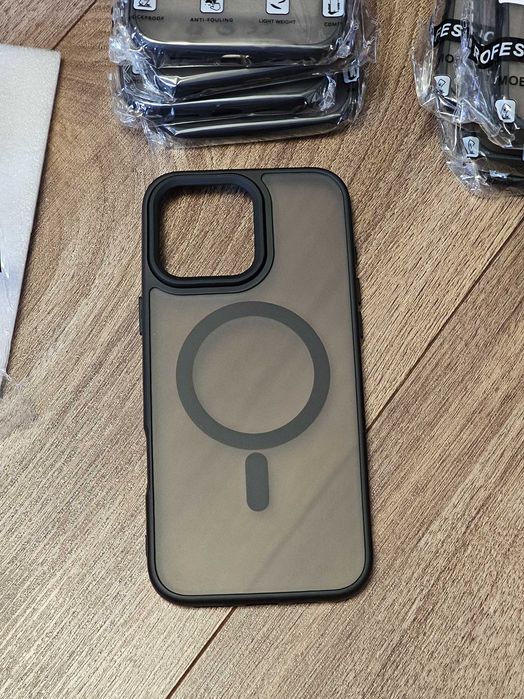 Husa Magsafe Iphone 16/16 Pro/16 Pro Max/16 Plus/ Pvc+Silicon