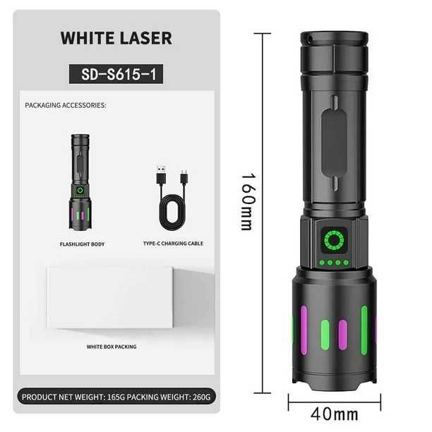 Фенер ръчен Digital One SP00970 fa-6612 много мощен