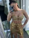 Rochie, corset plus fusta