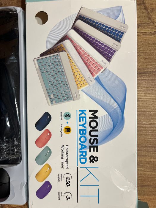 Bluetooth комплект клавиатура и мишка – безжичен, презареждаем