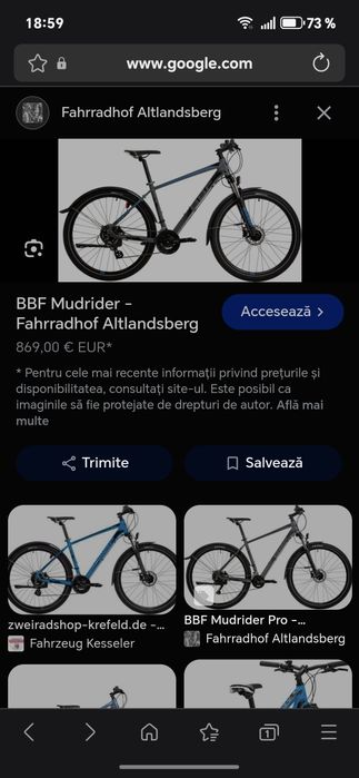 Bicicletă Mudrider BBF