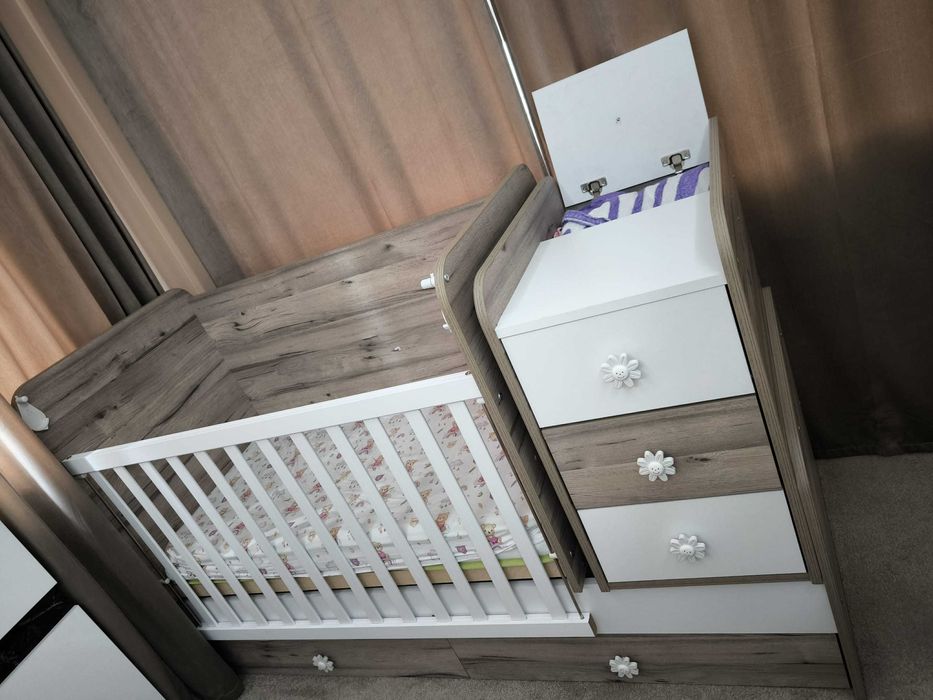 Бебешка кошара - люлка с матрак