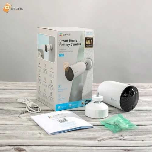 Camera IP Wireless exterior EZVIZ CB3 Full HD IR Acumulator 5.2Ah Noua