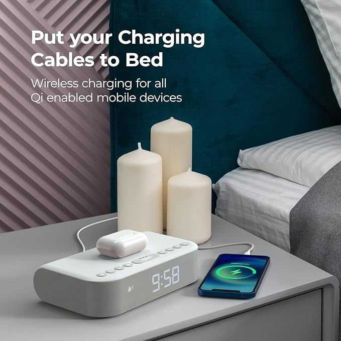 Incarcator Fast Charge WiFi cu Ceas+Boxa Bluetooth, Redus de la 300RON