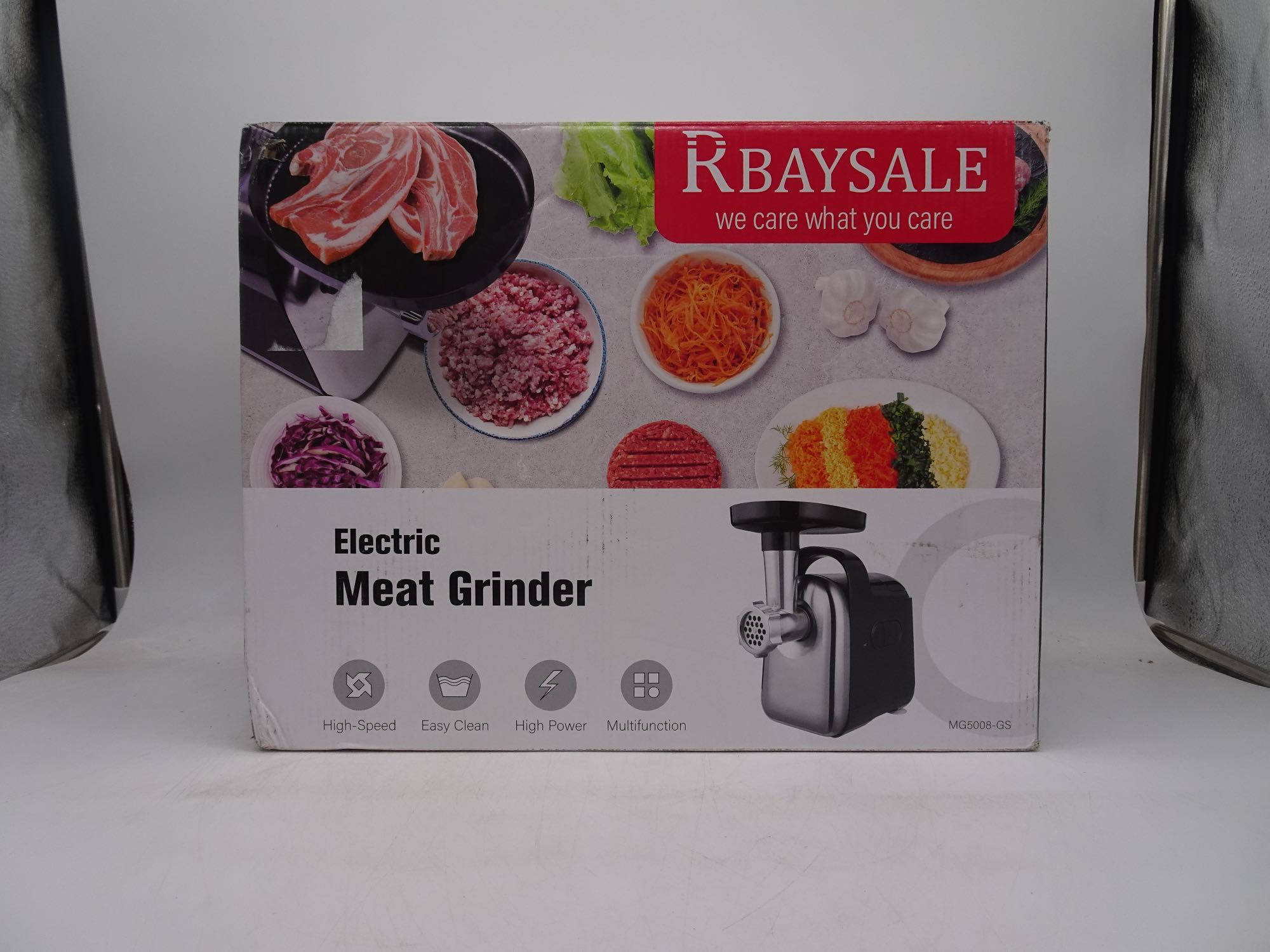 Mașină de tocat carne RBAYSALE motor puternic de cupru de 1800 W