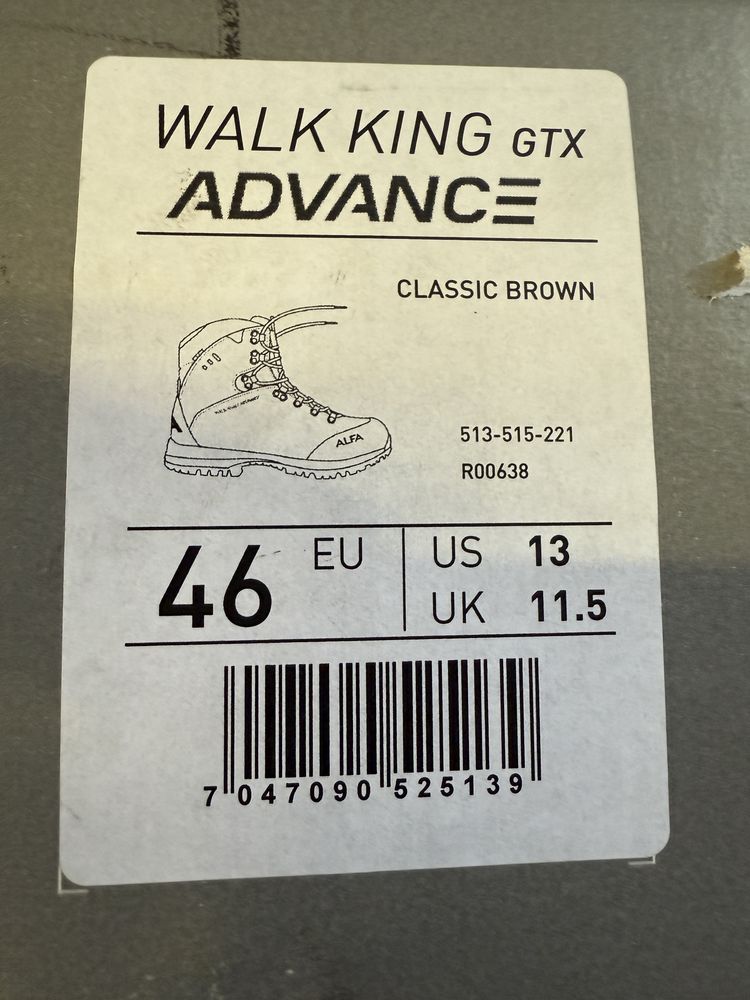 Bocanci Alfa walkking  advance GTX…noi…