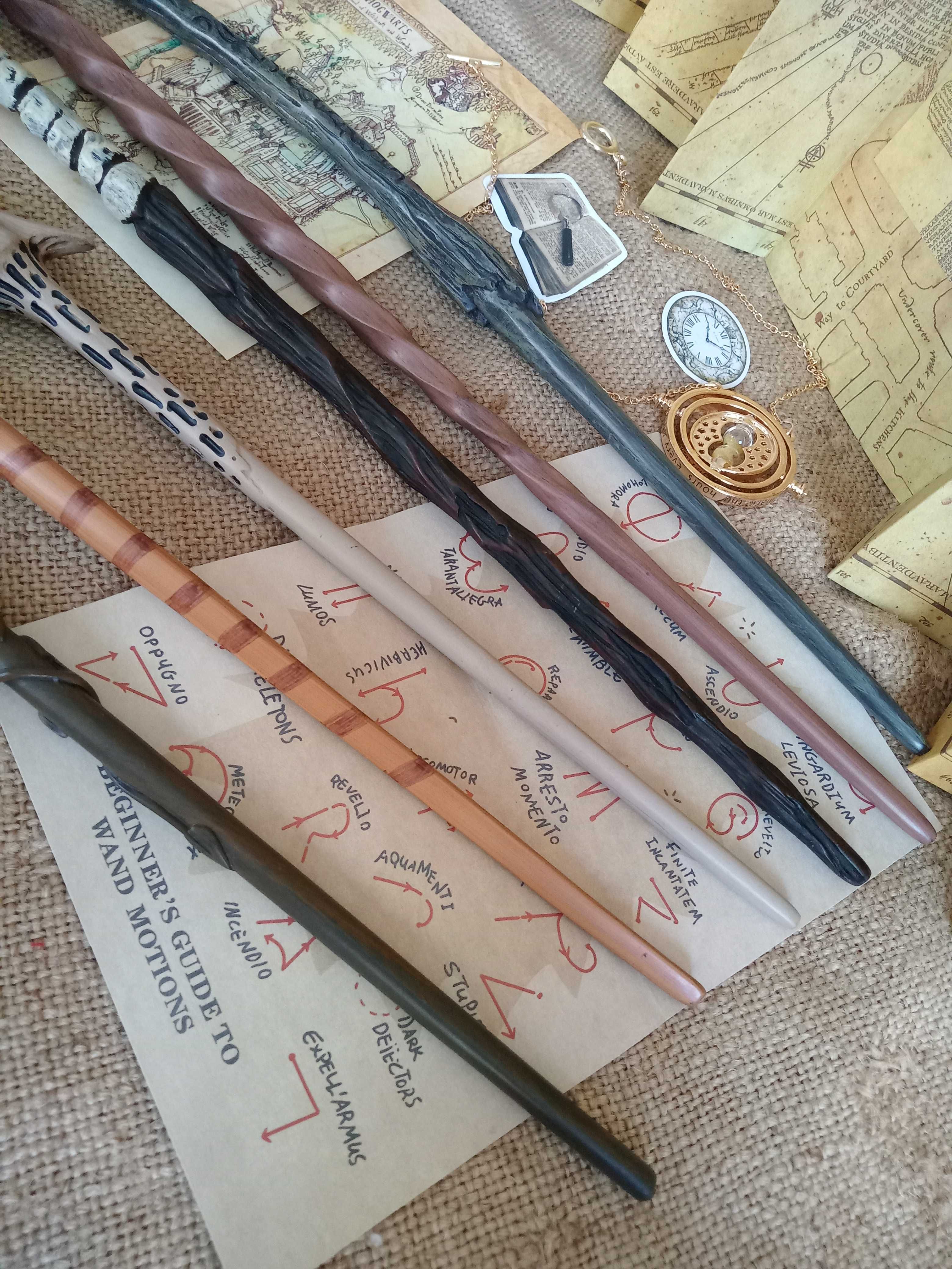 Волшебные палочки разных персонажей фильмов о Гарри Поттере