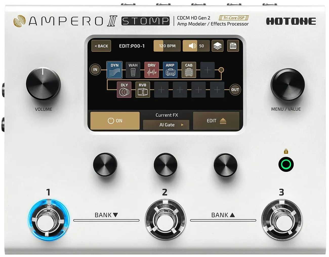 Гитарный процессор Hotone Ampero Stomp II