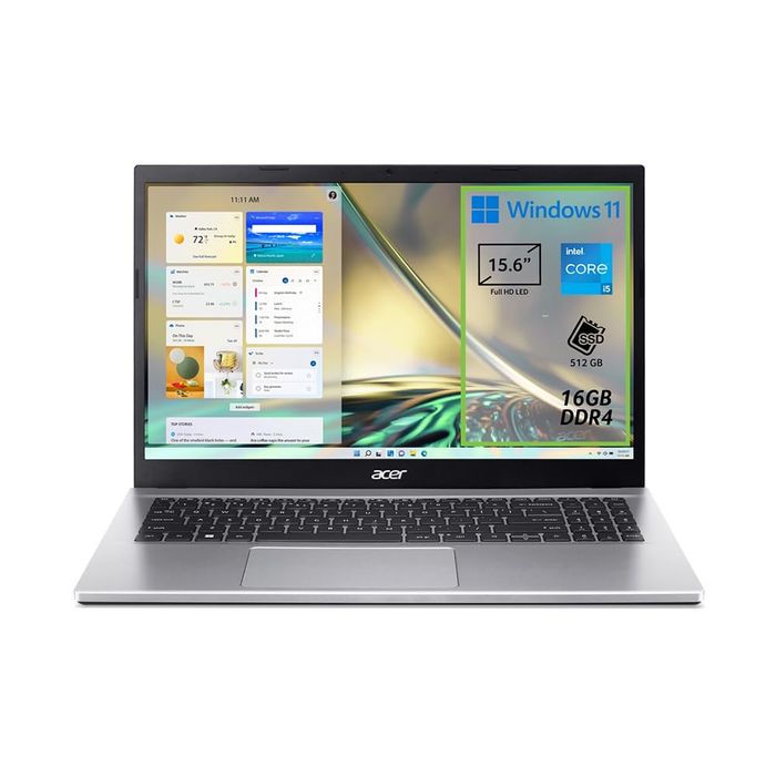 Laptop Acer Aspire 3 15.6” i5-1235U 16GB 512GB Pure Silver Nou Sigilat