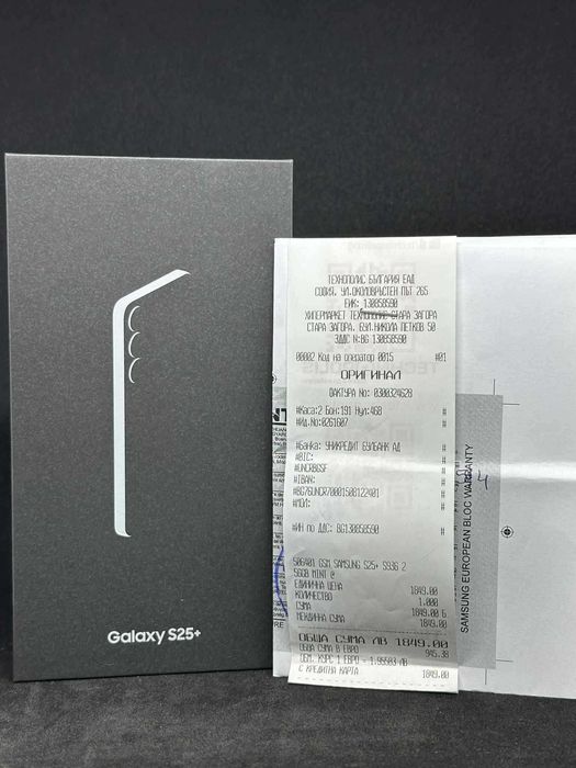 Samsung Galaxy S25 Plus 256GB Mint/ Чисто нов/Гаранция 24м- Технополис