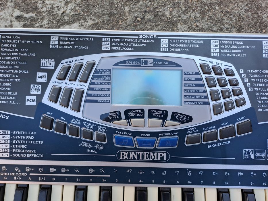 Orga electronica bontempi