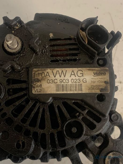 Alternator SKODA (SVW ) FABIA 5J_ 2008 - >, VOLKSWAGEN GOLF V 1K1 2003 - 2009 1.4 TSI BMY 03C903023G