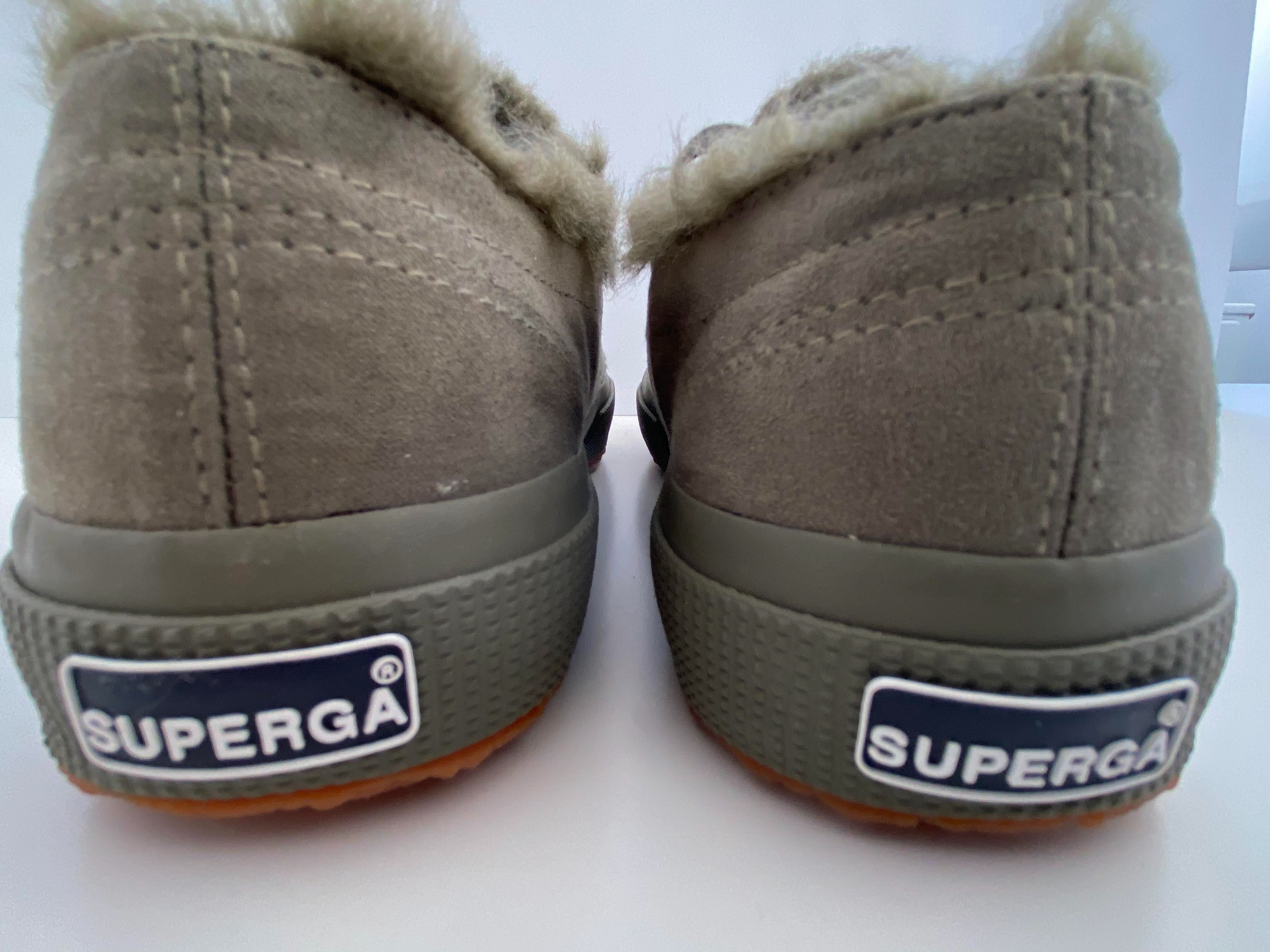 Papuci sport noi cu eticheta, "Superga", 37, unisex, military green