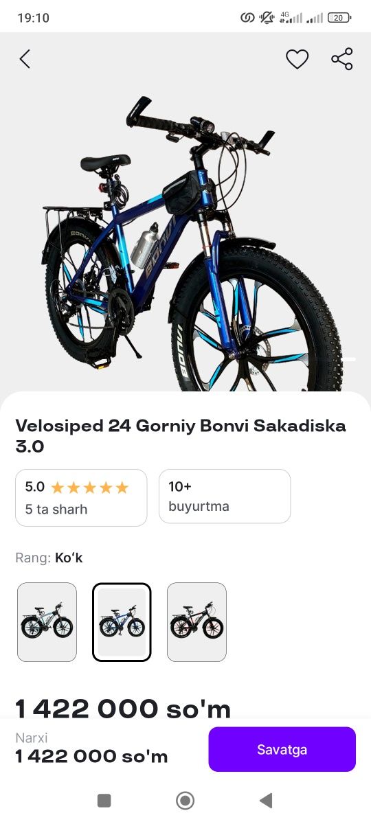 Velosiped gorniy bonvi