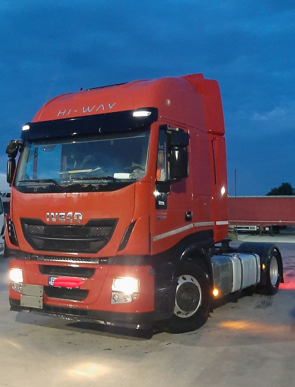 Iveco STRALIS euro 6 de 480CP din anul 2014 si semirem KOGEL HARDOX