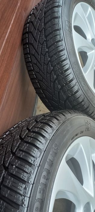 Jante aliaj originale 4x100 R15 6J Opel Corsa F anvelope iarna 185/55