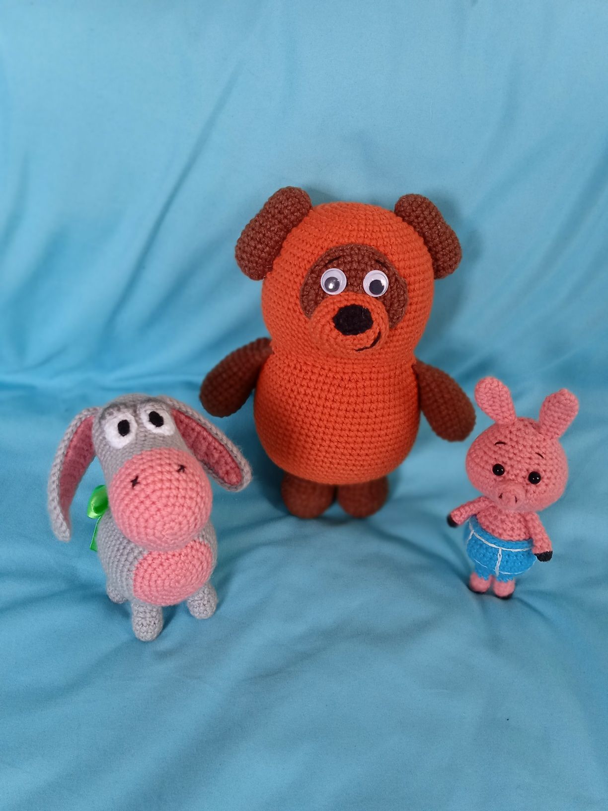 Вязаные игрушки, ручная работа