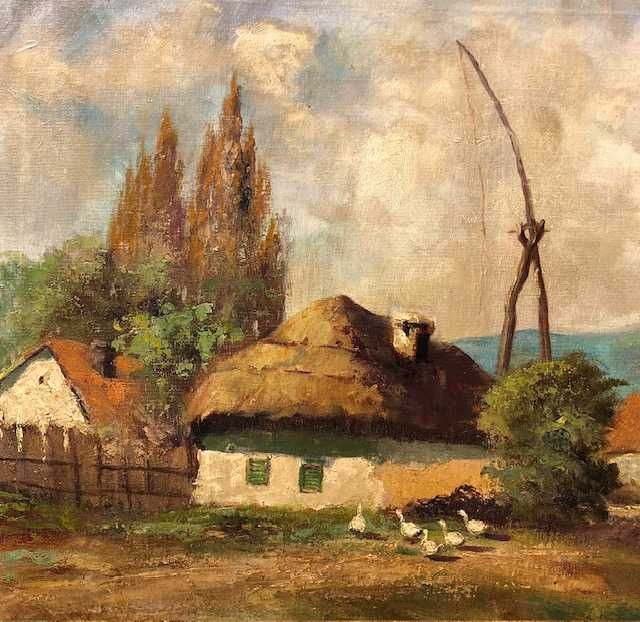 Tablou f VECHI, ulei/pza, Sc. Zombory Lajos (1867 - 1933)